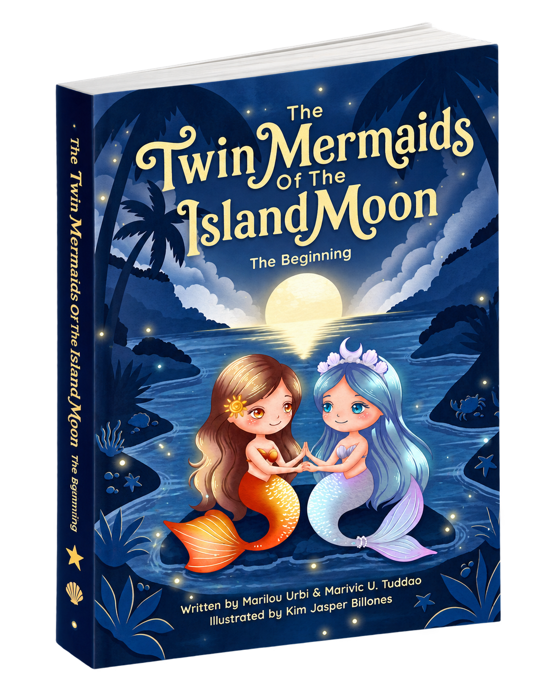 The Twin Mermaids of the Island Moon: Tagalog Ebook